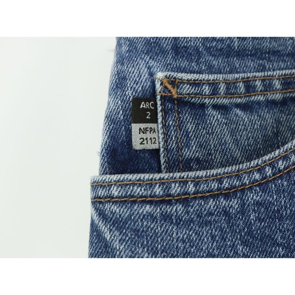 Carhartt FR Jeans Mens 38x32(Actual 38x30)ARC 2 Denim Blue Flame Resistant Pants - Picture 3 of 11